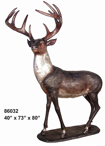 Bronze Deer Statues - AF 86032