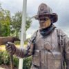 Life-Size Bronze Fallen Firefighter Memorial Statue