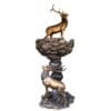Bronze Elk Fountain