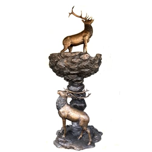 Bronze Elk Fountain - DD 214-F