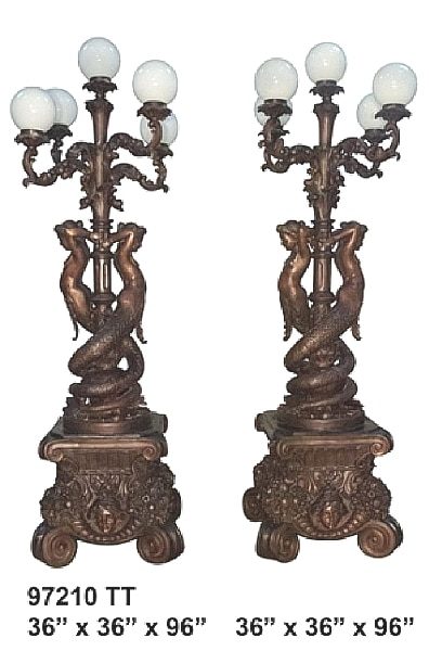 Bronze Decorative Torchiere Lighting - AF 97210 TT