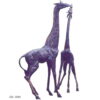 Large Bronze Giraffe Statues