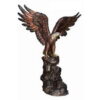Majestic Bird Prey Bronze Eagle Statue
