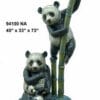 Panda Bear Bronze Statue