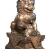 Chinese Bronze Lions (L&R)