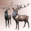Bronze Life-Sized  Deer Statues
