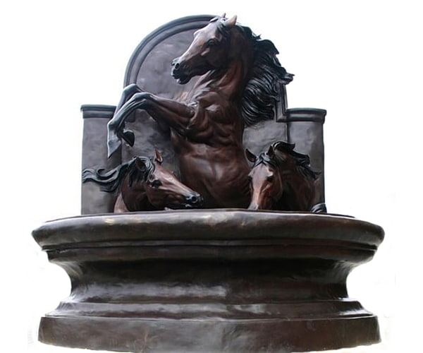 Large Bronze Horse Wall Fountain (2021 Price) - PA 1045L