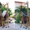 Bronze Baby Giraffe Statue