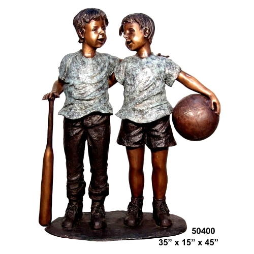 Bronze Gay Friends Statue - AF 50400