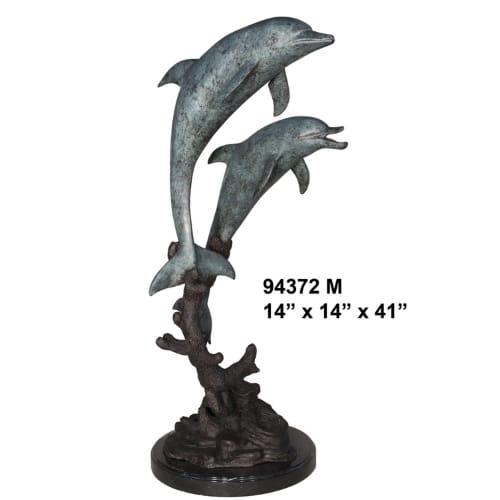 Bronze Jumping Dolphins Fountain - AF 94372-F