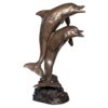Bronze Jumping Dolphins Fountain
