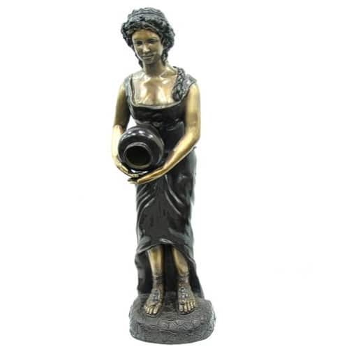 Bronze Maiden Urn Fountain - DK 1864