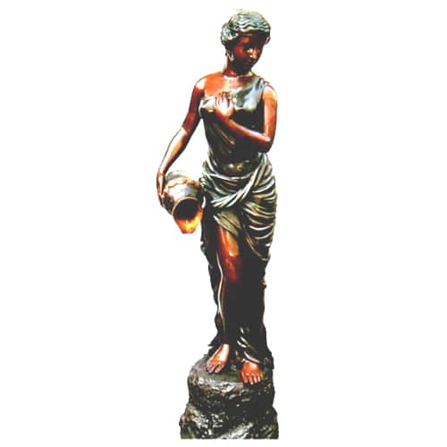 Bronze Maiden Urn Fountain - DK 1804