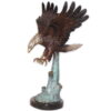 Bronze Bird of Prey on Hunt Statue