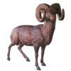 Bronze Fighting Ram Statue