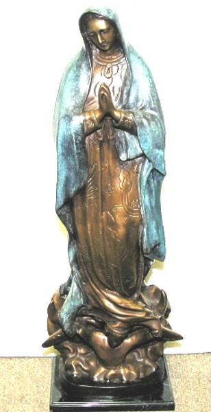 Bronze Virgin Mary Statue - ASI TF1-169S