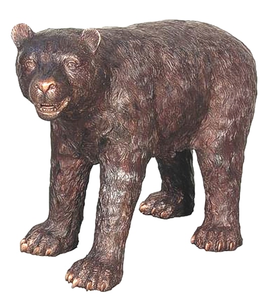 Bear Cub Bronze Statue - AF 57315