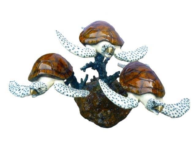 Bronze Turtle Fountain Statue (Choice of Color) - DK 2519 NA