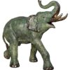 Bronze Elephant Tabletop Statue
