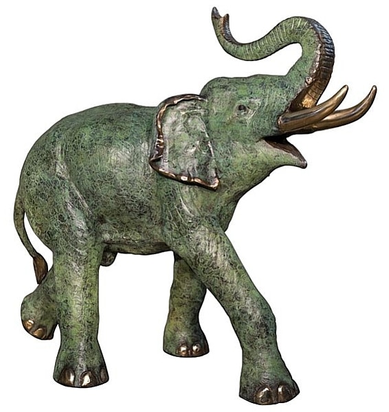 Bronze Elephant Statue - AF 74235R NJ
