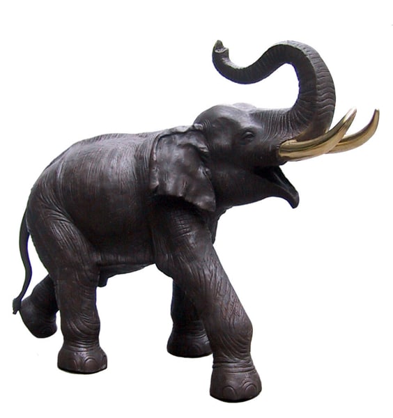 Bronze Elephant Statue - DD A-170R