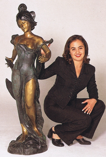 Bronze Diana Huntress Statue - ASB 352J