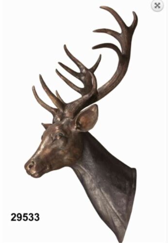 Bronze Buck Head Mount - AF 29533