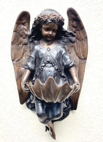 Bronze Child Angel Plaque - ASI TF1-164