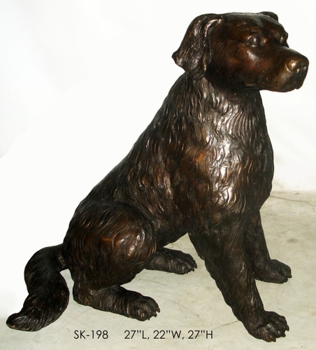 Bronze Labrador Retriever Statue - ASI SK-198