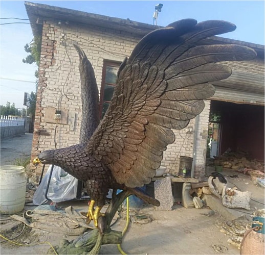 Bronze Mammoth Eagle Statue - DZ-D9