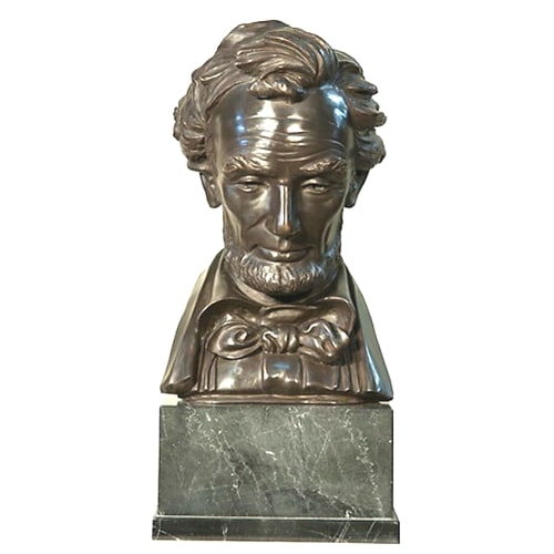 Bronze Abraham Lincoln Bust (Honest Abe) - AF 98061M