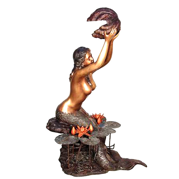 Bronze Mermaid Fountain - AF 70278