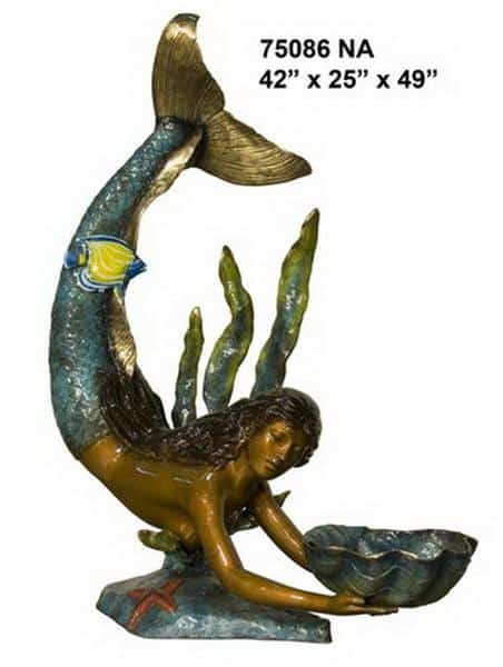 Bronze Mermaid Fountain - AF 75086NA