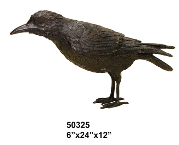 Bronze Raven Statue - AF 50325