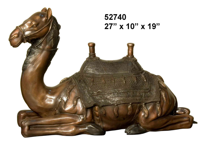 Bronze Camel Statue - AF 52740