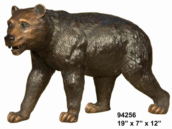 Bronze Bear Statue - AF 89092-1