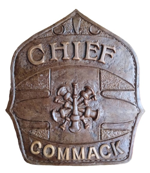 Bronze, Firefighter, Police Shield - DD B-2
