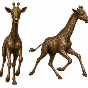 Bronze Giraffe Statues