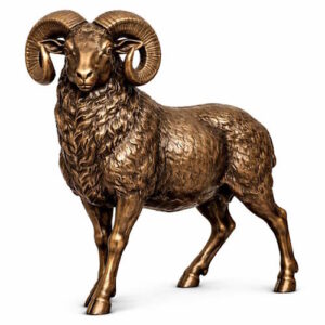 Bronze Ram Statues