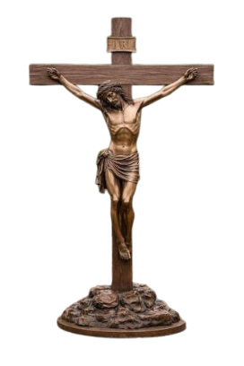 Bronze Jesus On The Cross Statue - AA-Rel 1