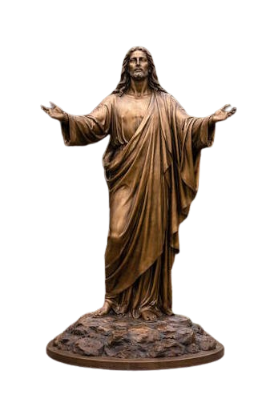 Bronze Jesus Open Arms Statue - AA-Rel 3