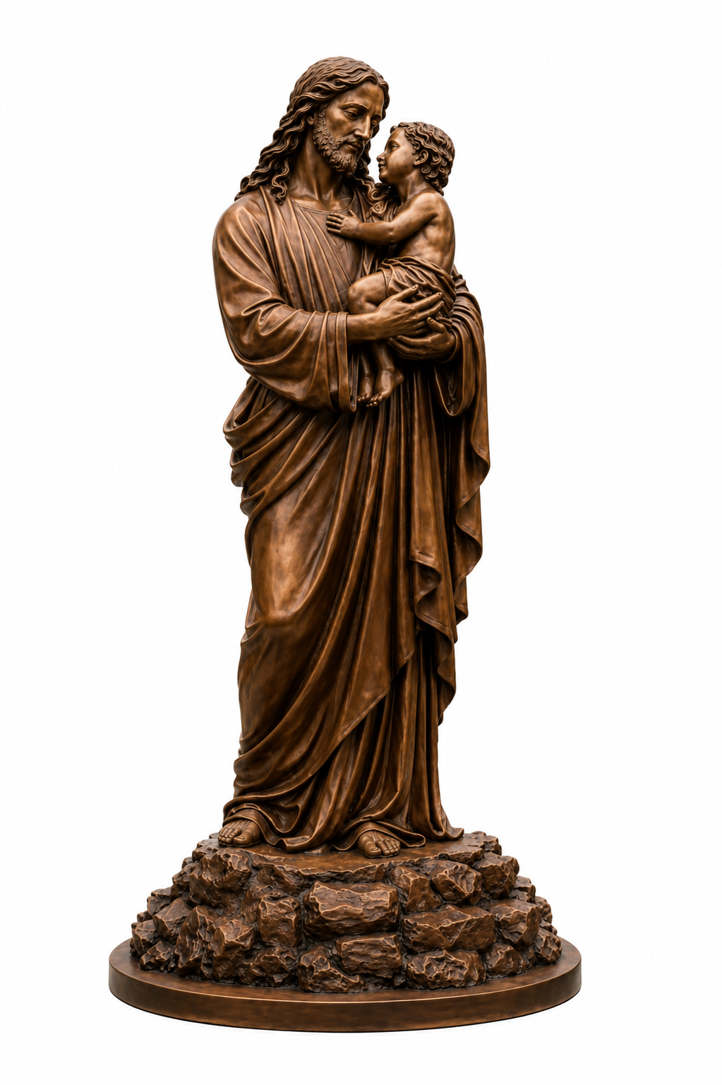 Bronze Jesus Child Statue - AA-Rel 5