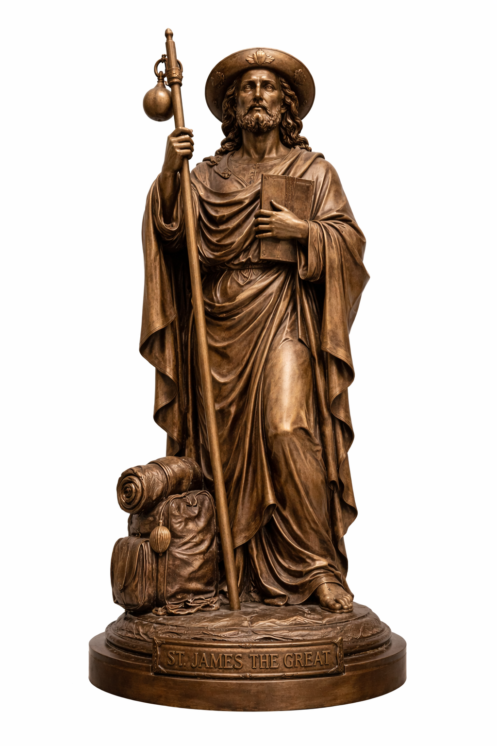 Bronze Saint James The Great Statue - AA-Rel 9 James