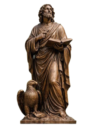 Bronze Saint John Apostle Statue - AA-Rel 9 John