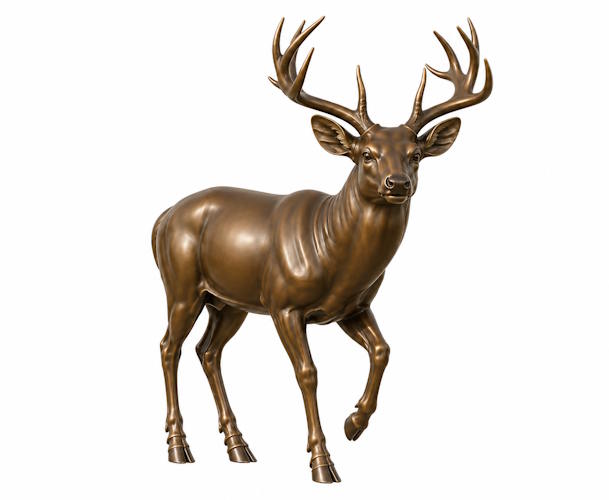 Bronze Lakeside Trophy Buck Statue - AA Buck 14