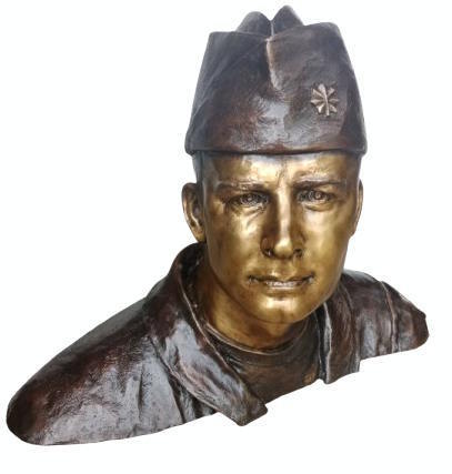 Personalized bronze bust created from advanced 3D facial scanning technology and cast using the traditional lost-wax bronze casting process.