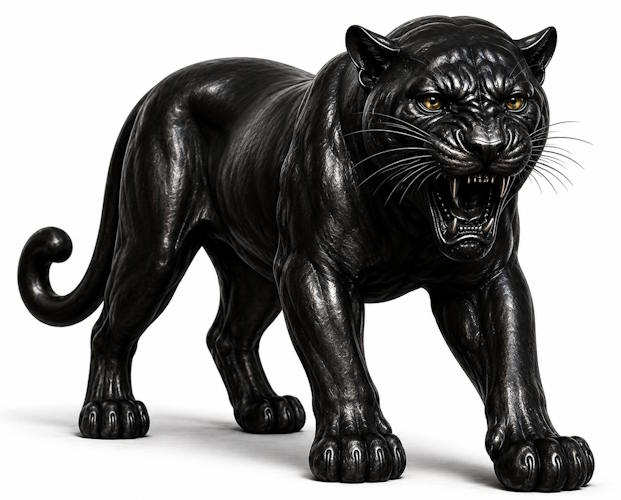 Bronze Panther Mascot Statue - AA- PA 15 L