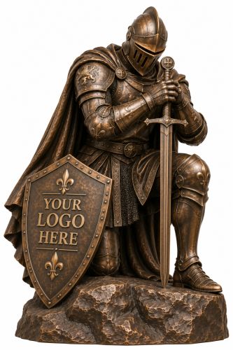 Bronze Knight Oath of Honor Statue - A10 Knight