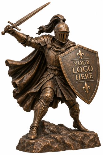 Bronze Knight Warrior Statue - A-5 Knight-1